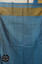 Peacock Blue Rajkot Patola Silk Saree - SRPBRPSS357