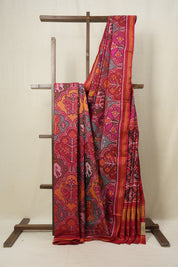 Multicolor Rajkot Patola Silk Saree - SRMRPSS441