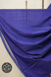 Navy Blue Pochampalli Cotton Ikat Saree - SRNBPCIS570