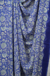 Blue HBP Chiffon Saree - SRBHCS57