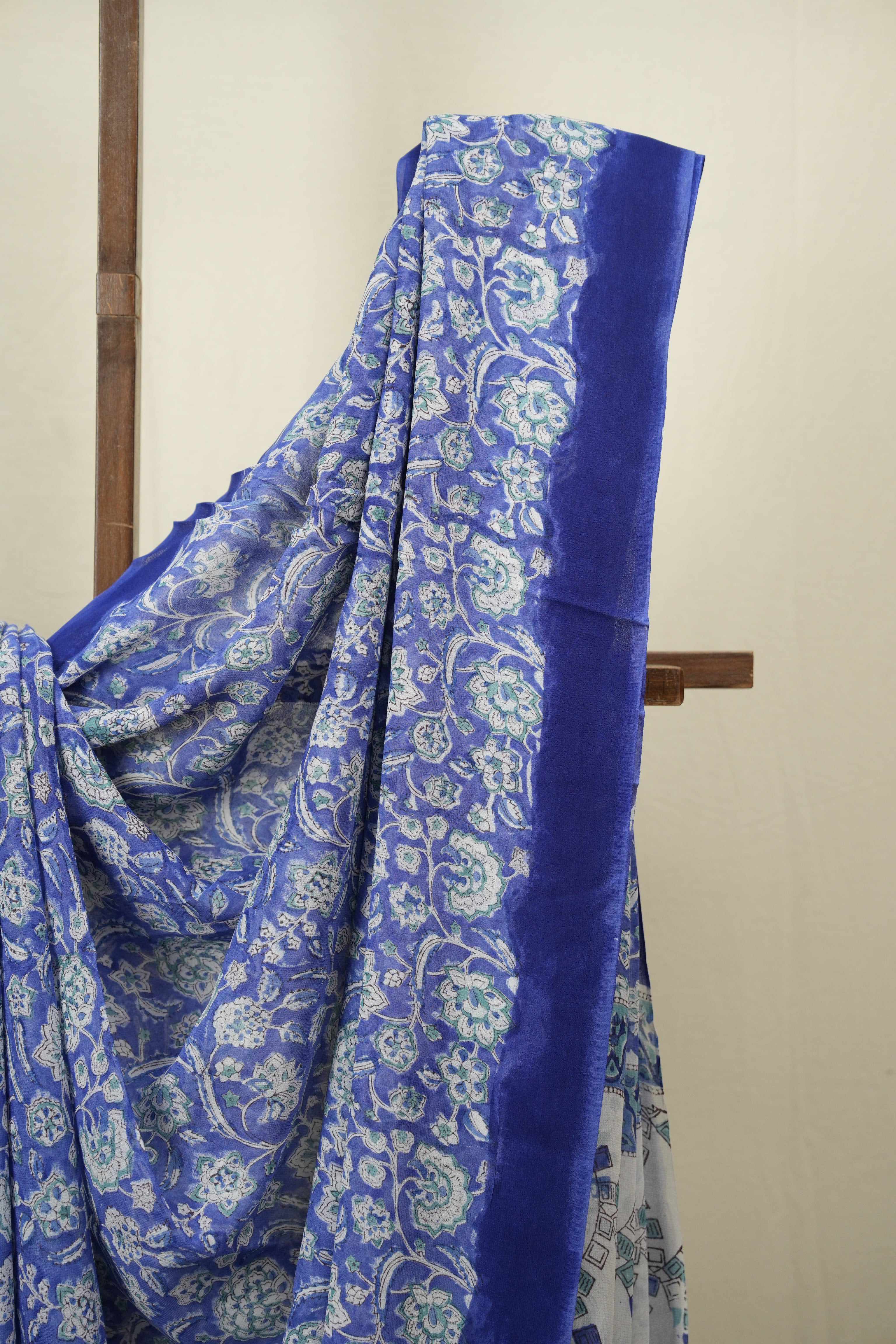 Blue HBP Chiffon Saree - SRBHCS57
