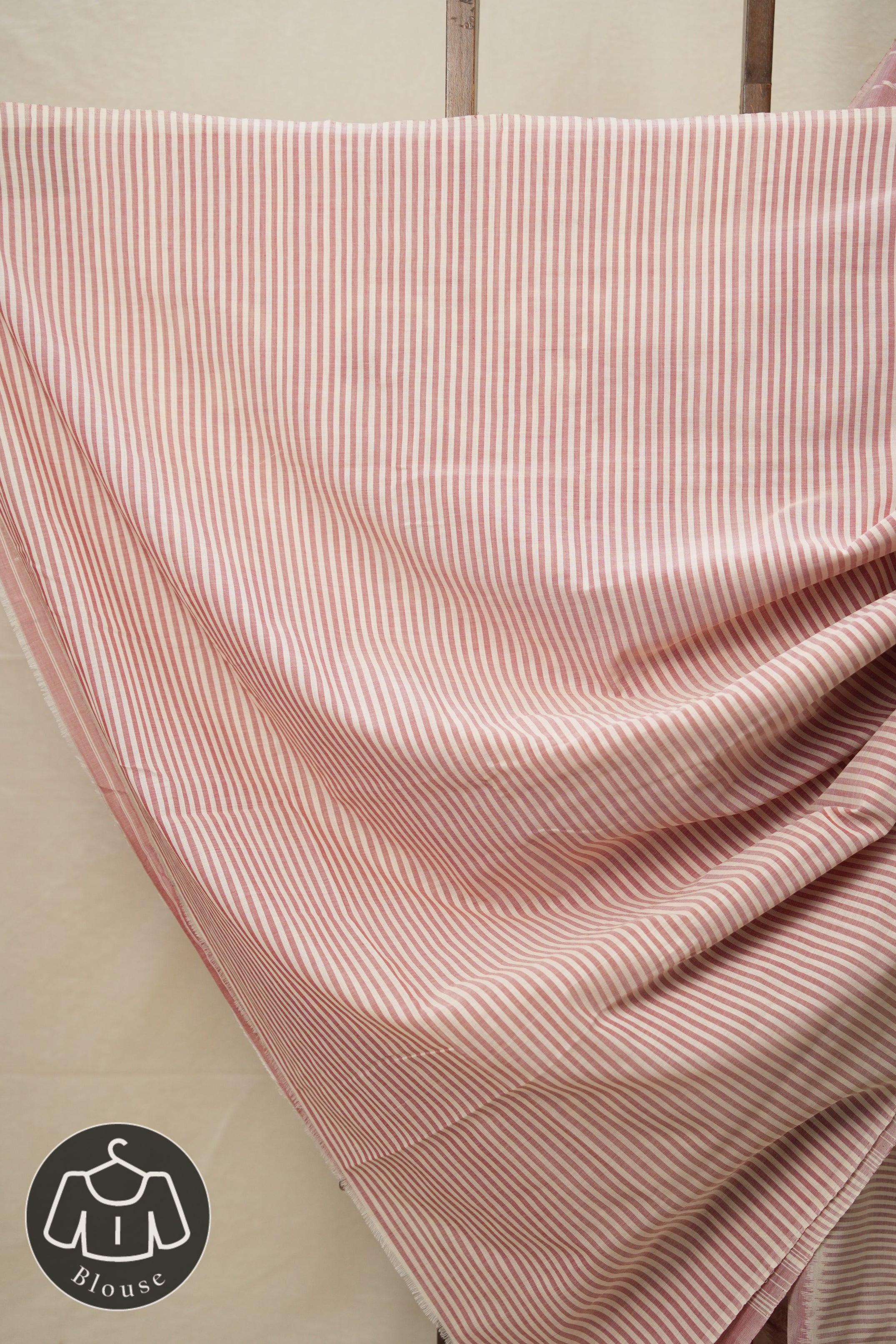 Peach White Pochampalli Cotton Ikat Saree - SRPWPCIS571