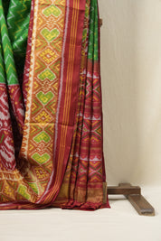 Green Rajkot Patola Silk Saree - SRGRPSS288