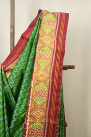 Green Rajkot Patola Silk Saree - SRGRPSS288