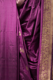 Magenta Banarasi Silk Saree - SRMBSS869