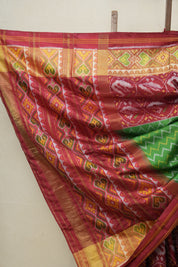 Green Rajkot Patola Silk Saree - SRGRPSS288