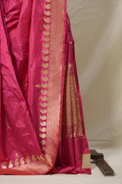 Pink Banarasi Silk Saree - SRPBSS865