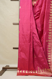 Pink Banarasi Silk Saree - SRPBSS865