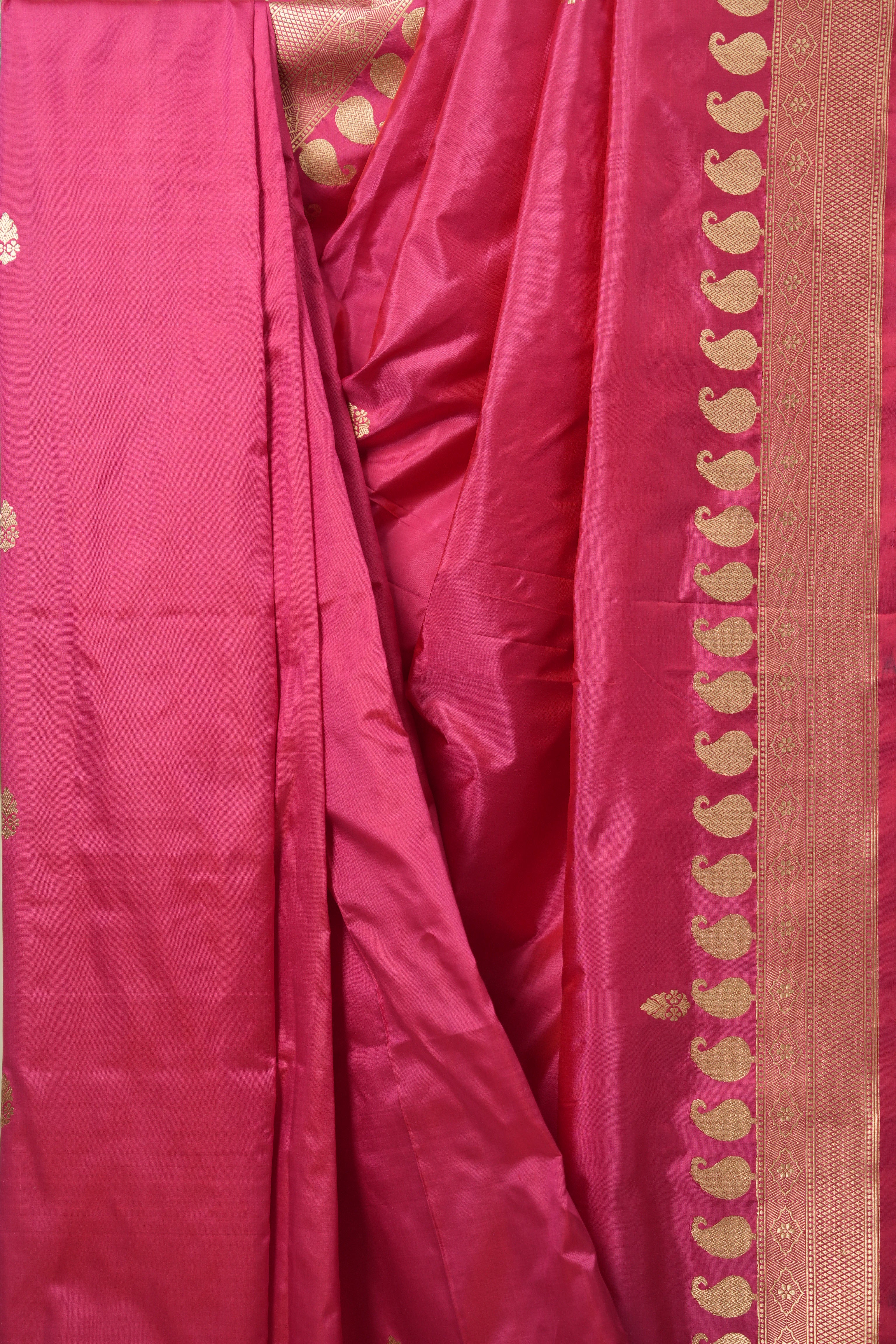 Pink Banarasi Silk Saree - SRPBSS865