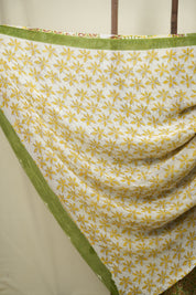 Green HBP Chiffon Saree - SRGHCS51