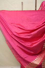 Pink Banarasi Silk Saree - SRPBSS865