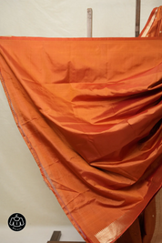 Copper Banarasi Silk Saree - SRCBSS861