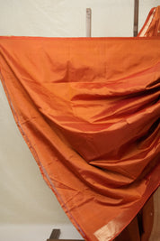 Copper Banarasi Silk Saree - SRCBSS861