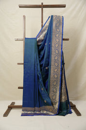 Peacock Blue Banarasi Silk Saree - SRPBBSS862