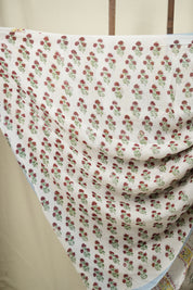 White HBP Chiffon Saree - SRWHCS49