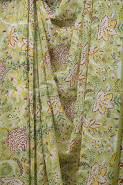 Pista Green HBP Chiffon Saree - SRPGHCS64