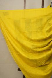 Grey -Yellow  Pochampalli Cotton Ikat Saree - SRGYPCIS593