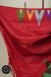 Parrot Green Gadwal Silk Saree - SRPGGSS306