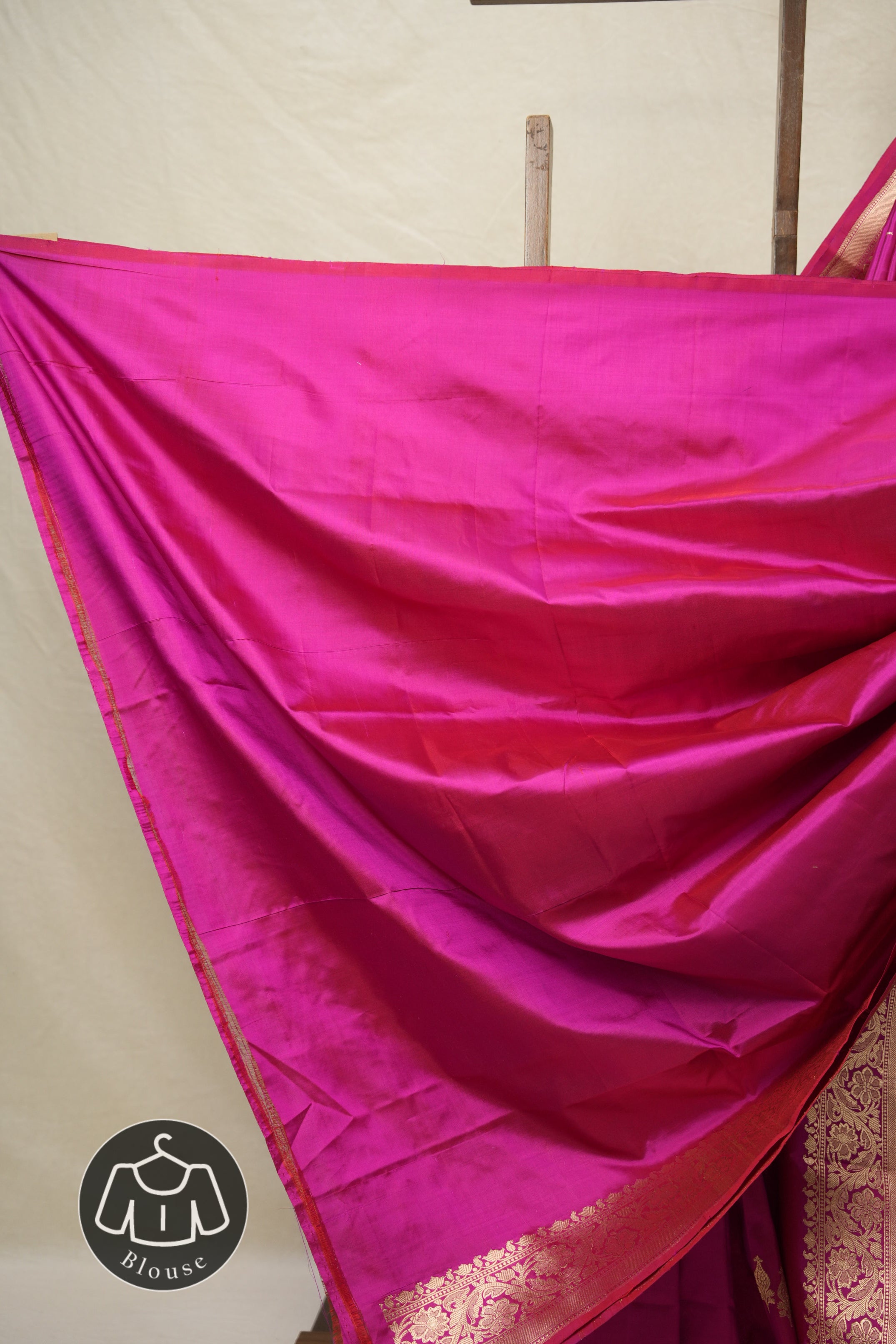 Rani Pink Banarasi Silk Saree - SRRPBSS868