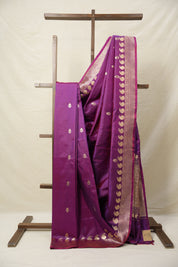 Purple Banarasi Silk Saree - SRPBSS867