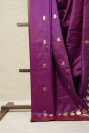 Purple Banarasi Silk Saree - SRPBSS867