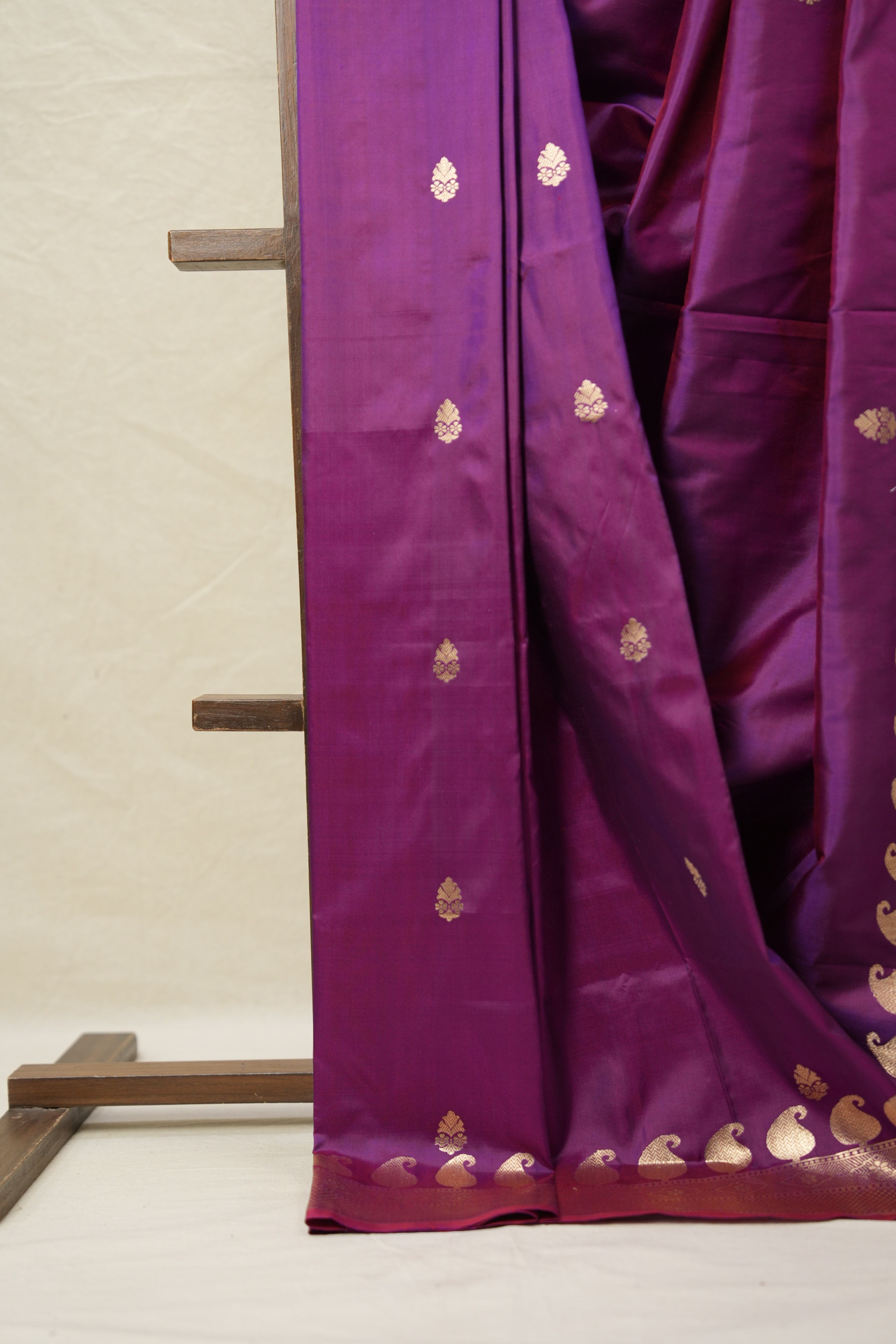 Purple Banarasi Silk Saree - SRPBSS867