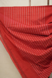 Grey Pochampalli Cotton Ikat Saree - SRGPCIS590