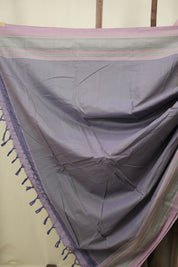 Dual Tone Blue Cotton IIkal Saree - SRDTBCIS1127