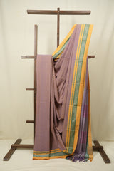 Lavender Cotton IIkal Saree - SRLCIS1135