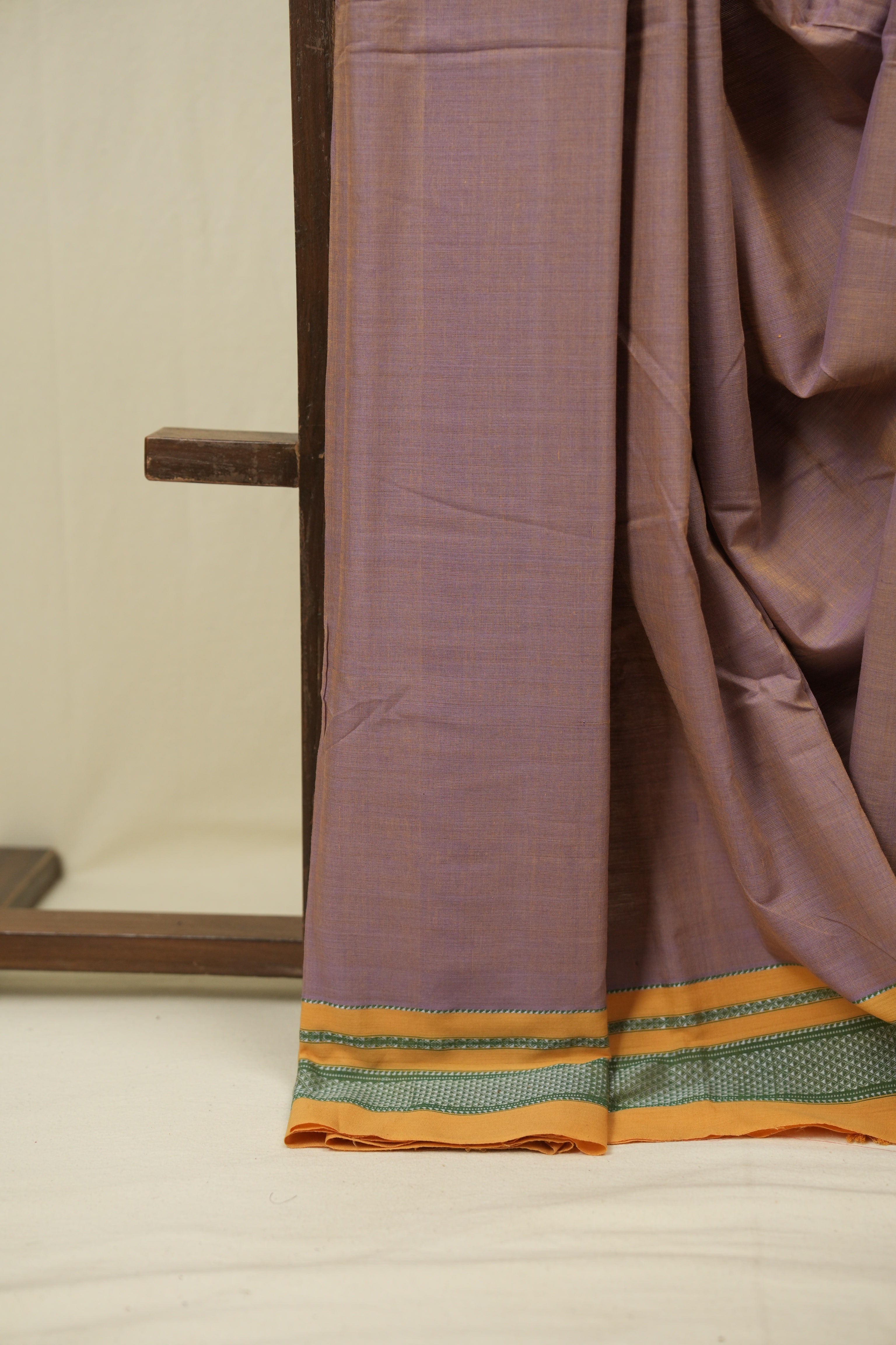 Lavender Cotton IIkal Saree - SRLCIS1135