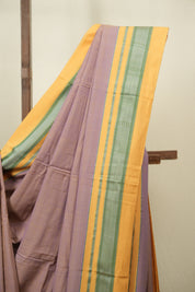 Lavender Cotton IIkal Saree - SRLCIS1135