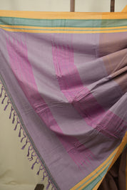 Lavender Cotton IIkal Saree - SRLCIS1135