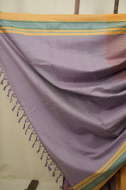 Lavender Cotton IIkal Saree - SRLCIS1135
