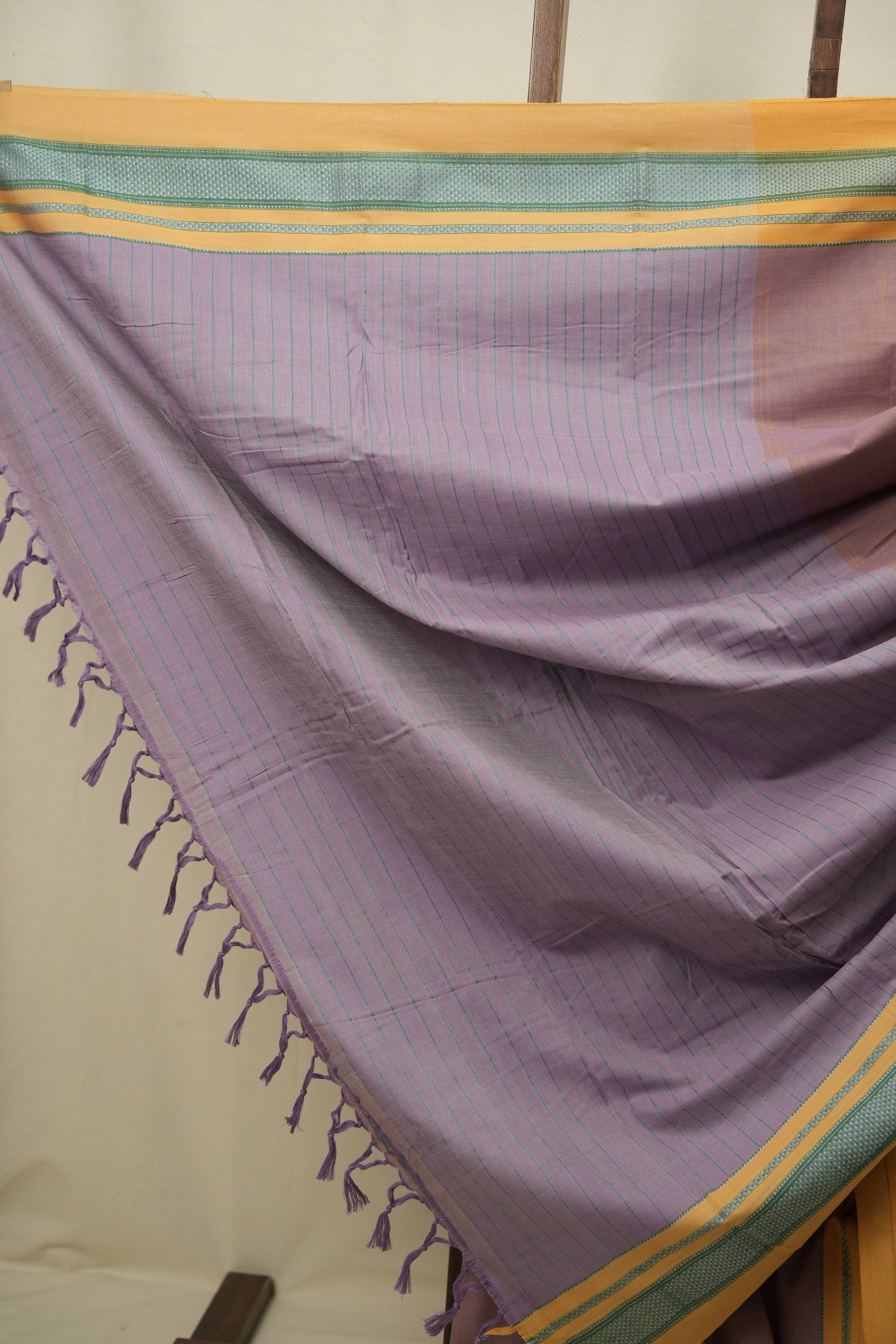 Lavender Cotton IIkal Saree - SRLCIS1135
