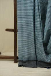 Blue Cotton IIkal Saree - SRBCIS1134