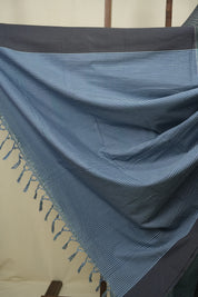 Blue Cotton IIkal Saree - SRBCIS1134