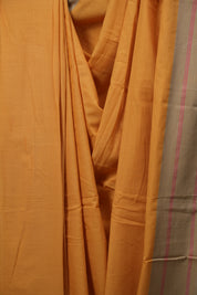 Turmeric Cotton IIkal Saree - SRTCIS1129