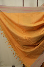 Turmeric Cotton IIkal Saree - SRTCIS1129