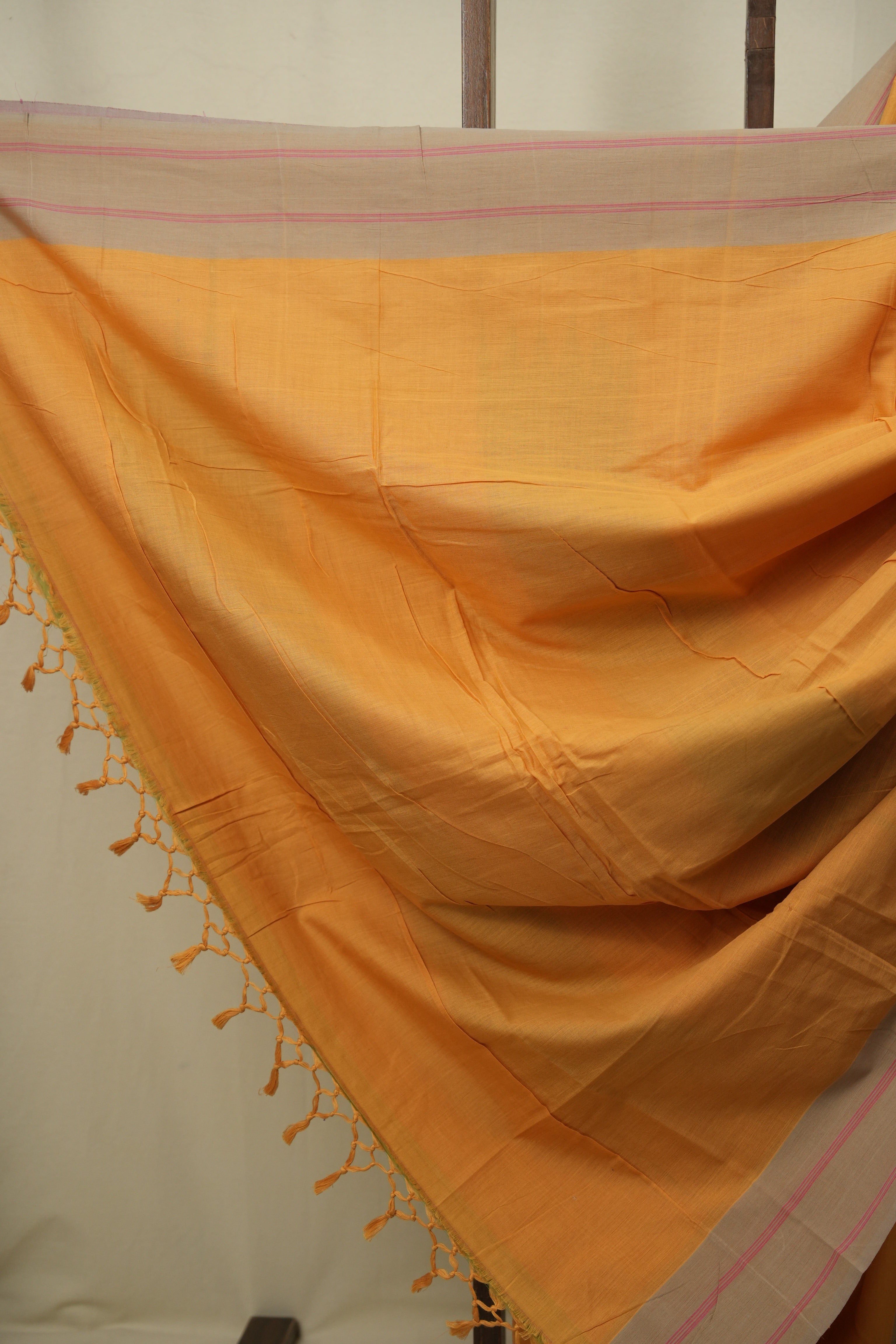 Turmeric Cotton IIkal Saree - SRTCIS1129