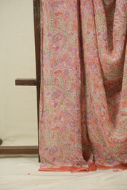 Peach HBP Chiffon Saree - SRPHCS58