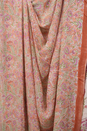 Peach HBP Chiffon Saree - SRPHCS58