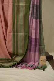 Peach Cotton IIkal Saree - SRPCIS1132