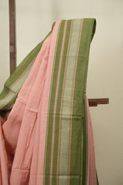 Peach Cotton IIkal Saree - SRPCIS1132