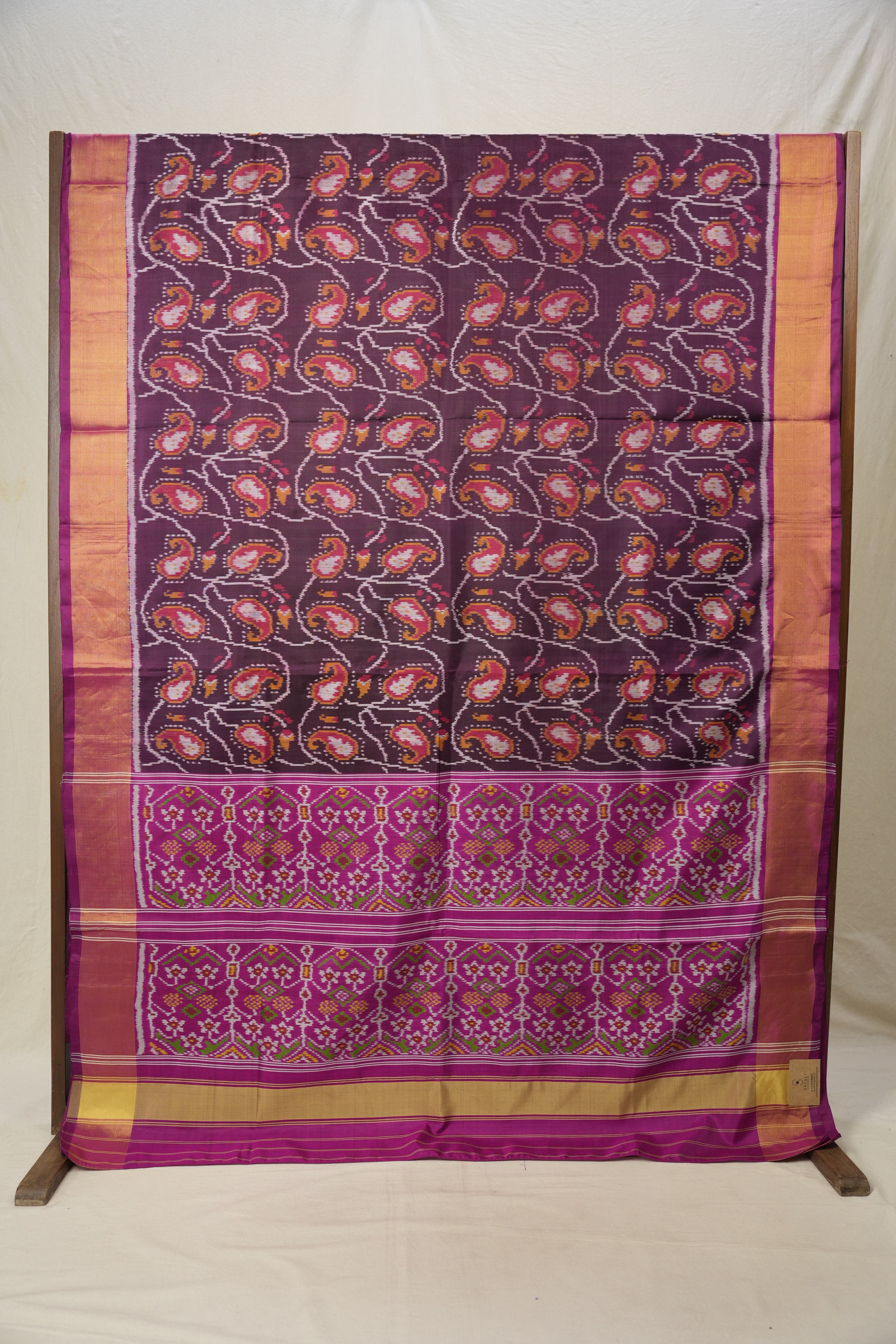 Purple Rajkot Patola Silk Saree - SRPRPSS450
