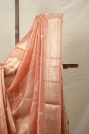 Peach Tissue Banarasi Silk Saree - SRPTBSS37