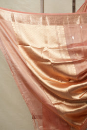 Peach Tissue Banarasi Silk Saree - SRPTBSS37