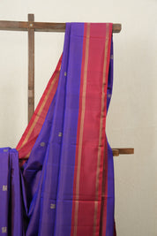 Dark Purple Kanjeevaram Silk Saree-SRDPKSS645