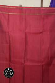 Dark Purple Kanjeevaram Silk Saree-SRDPKSS645