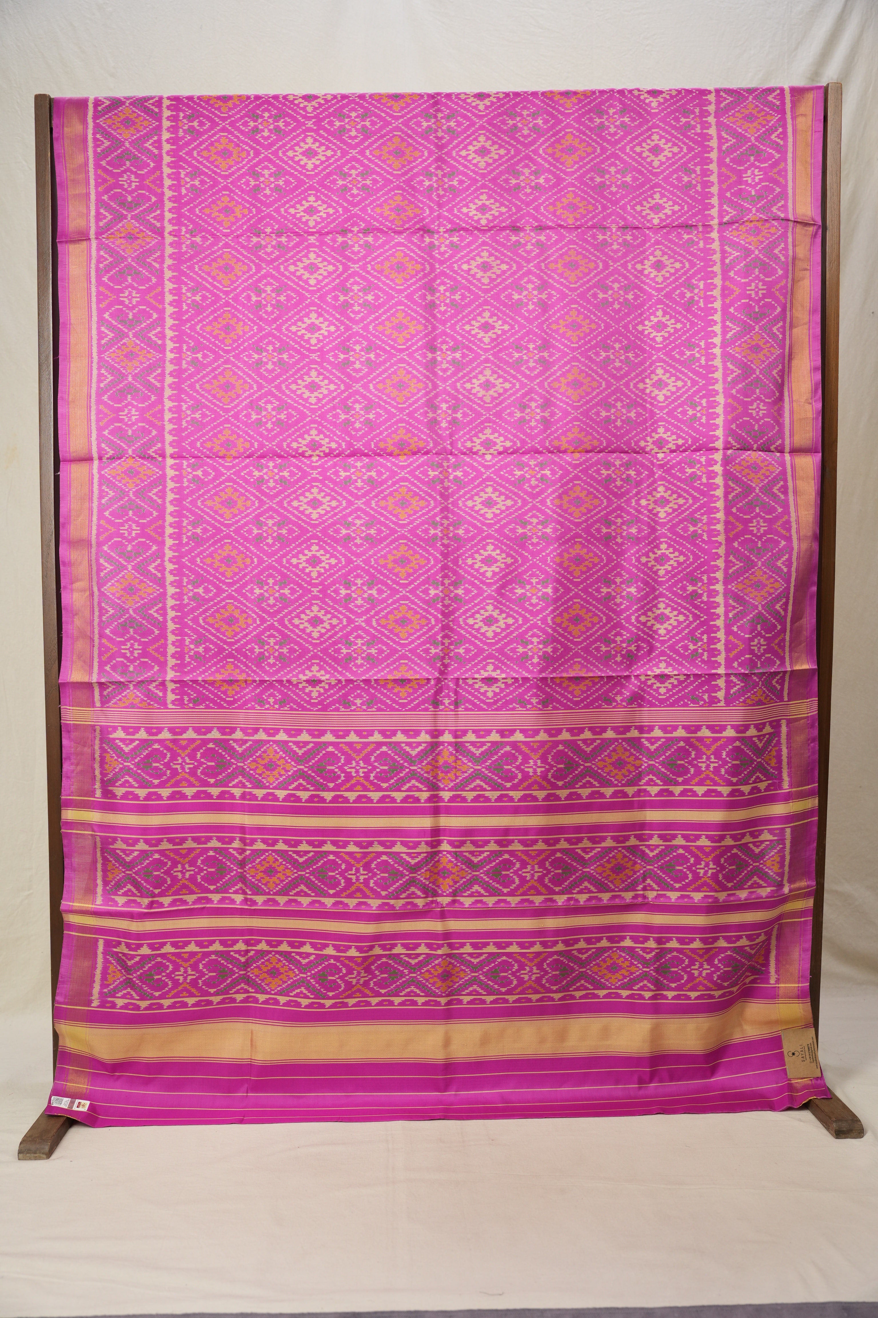 Pink Rajkot Patola Silk Saree - SRPRPSS528