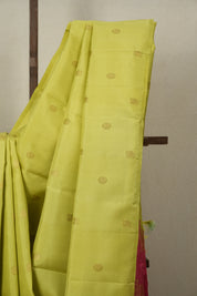Neon Green Kanjeevaram Silk Saree-SRNGKSS777